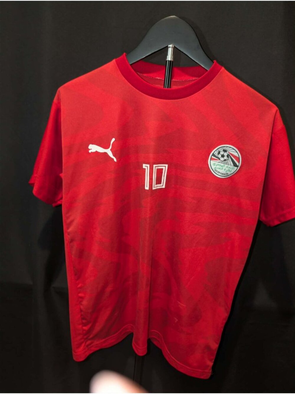 Puma Egypt Mohamed Salah #10 Red Soccer Jersey National Team Football Shirt